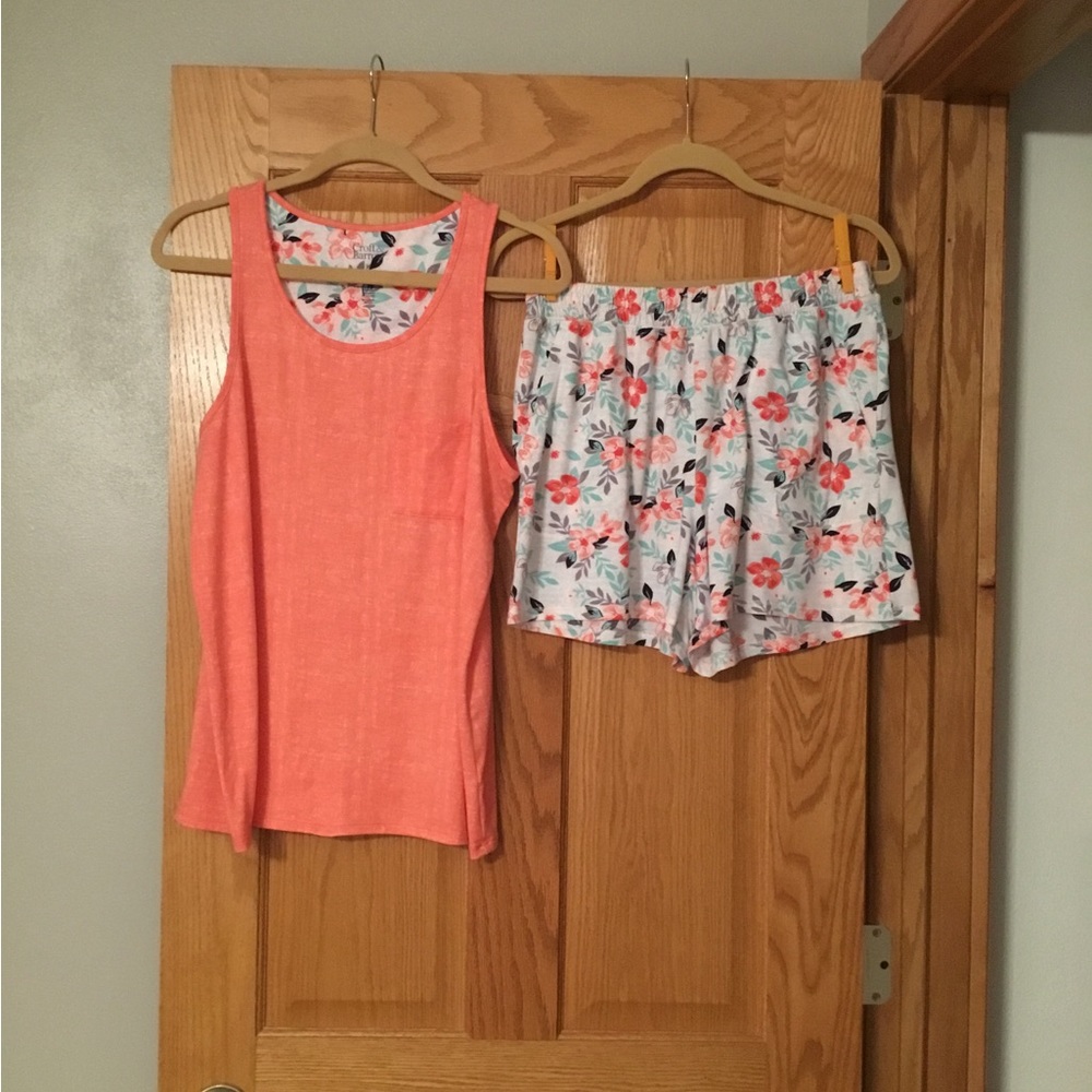 Croft & Barrow luxe pajama tank & pajama shorts sleep set